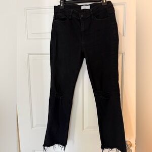 Velvet Women's Black Straight Leg Jeans
